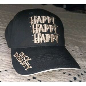 Duck Dynasty Hat A&E TV Series Authentic Original Happy Happy Happy‎ Black Cap